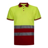 POLO M/M ALTA VISIB VERMELHO/AMARELO WR.2.312